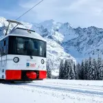 The Mont-Blanc tramway (TMB), France's highest railway line